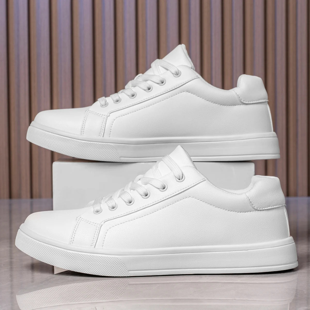 Men’s Casual Leather Low-Top Sneakers