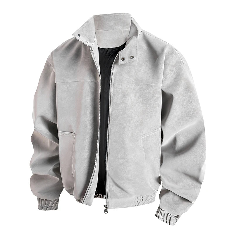 Men’s Stand Collar Zip Jacket