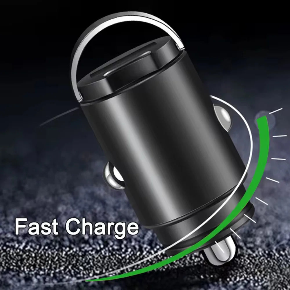 Mini 200W Car Charger with Dual USB Ports